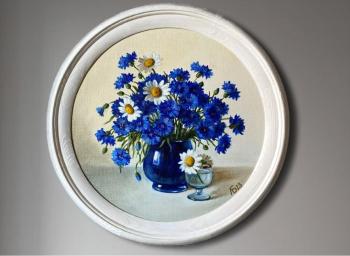 Cornflowers and daisies. Bogutskaya Lyudmila