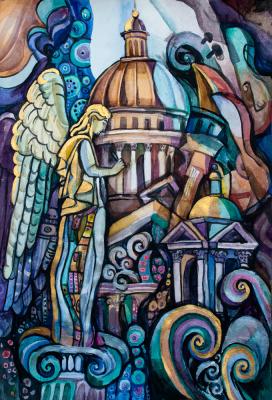 Zhurahovskaya Galina . Angel of St. Isaac