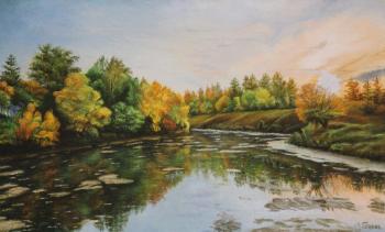 Autumn, river bank