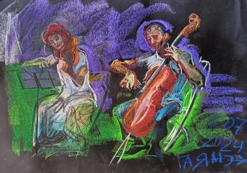 Musicians on Nikitsky Boulevard, summer - 2. Dobrovolskaya Gayane