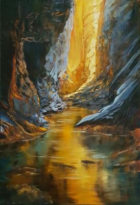 A little sunshine in cold water. Svoff Svetlana