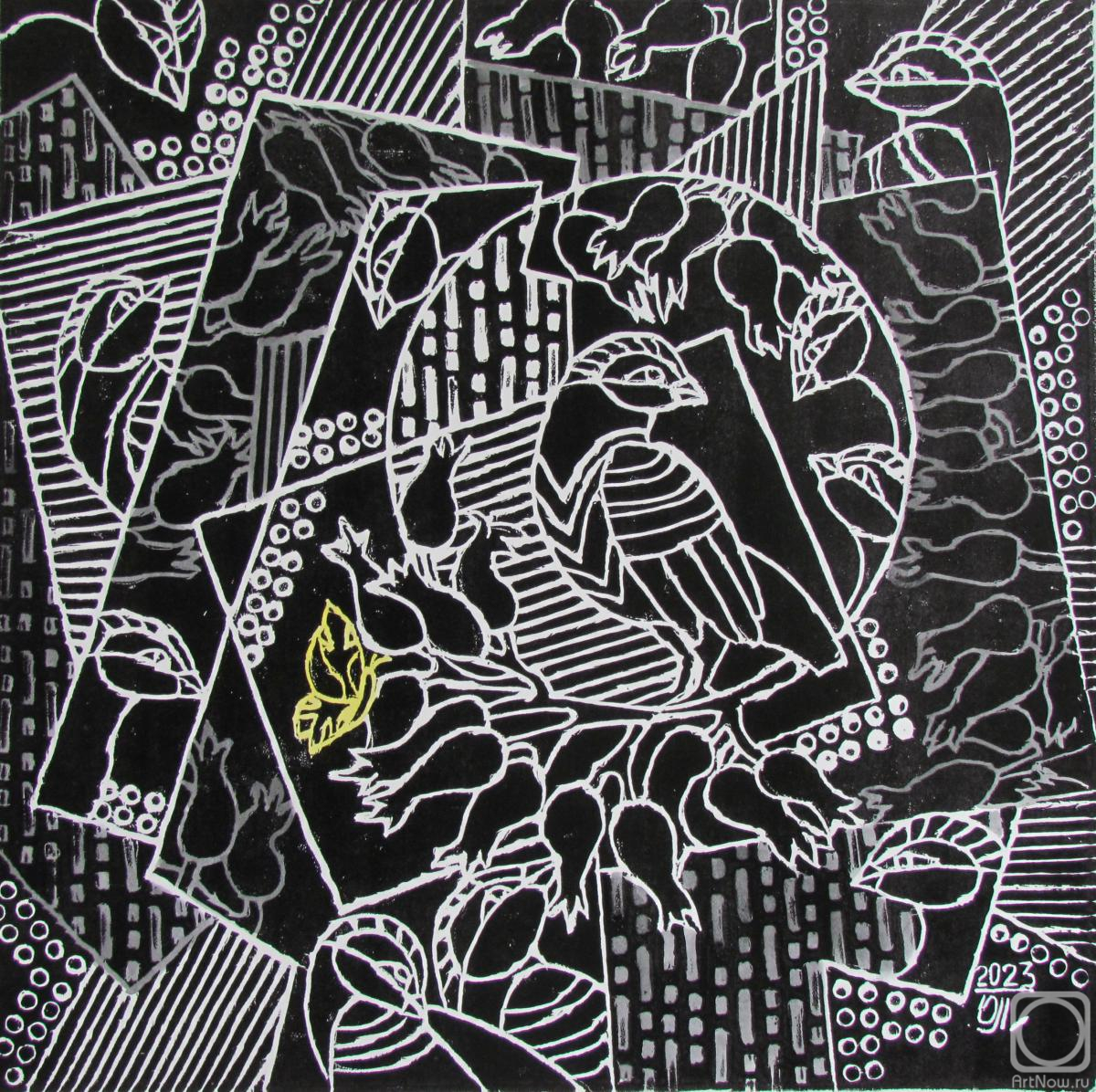 Ob Olga. Bird commotion