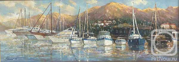 Kalashnikova Elena. Montenegro. In the port of Bar