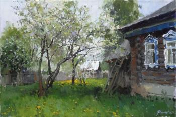 House with windows overlooking the garden