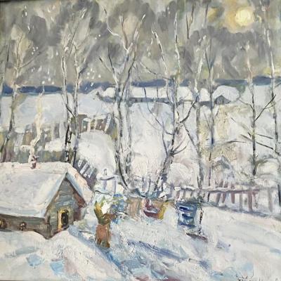 Zhinkina Larisa Vladimirovna. Snow falls