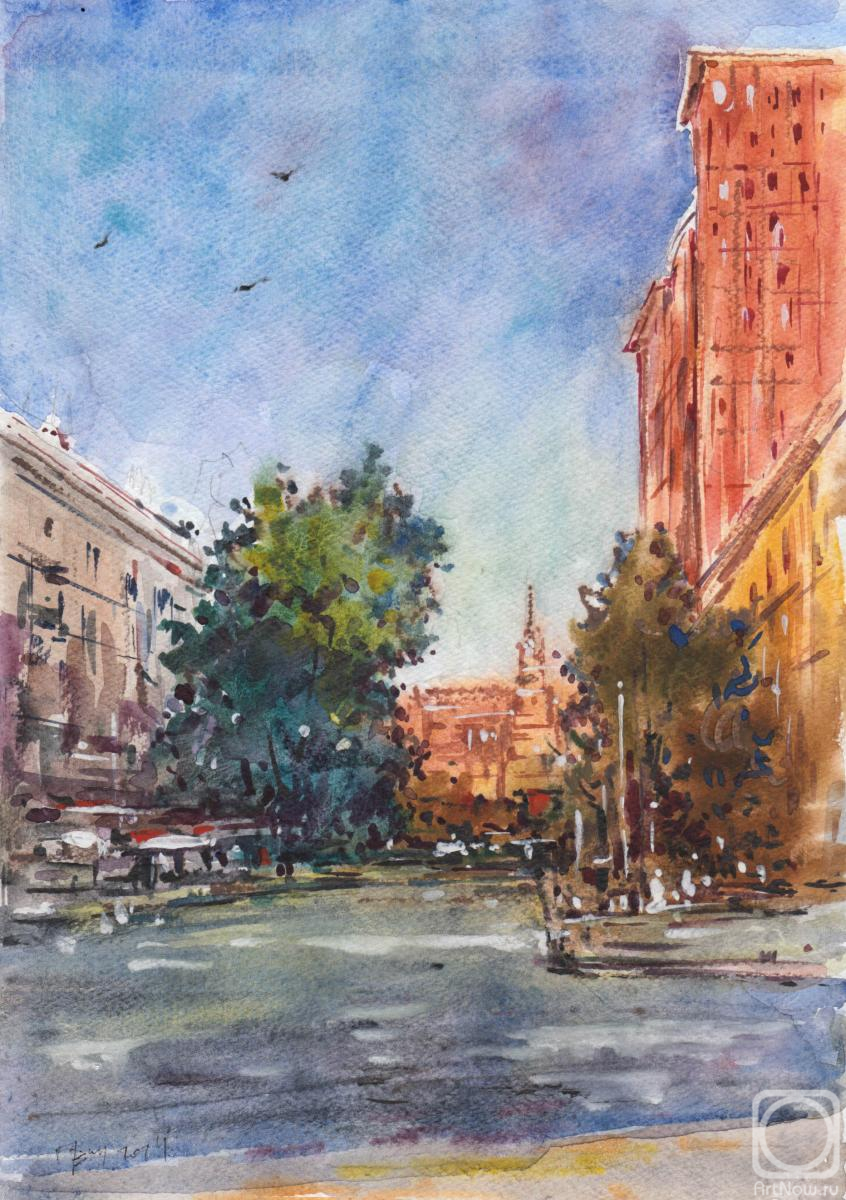 Shegol George. Evening in Shchukino