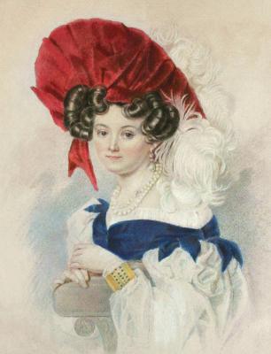 Portrait of A.A. Orlova-Chesmenskaya