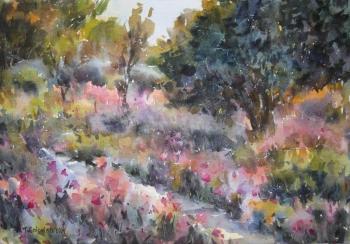 Late afternoon garden. Golovina Tatyana