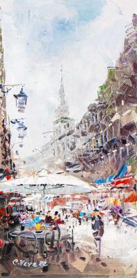 Walk along the European street