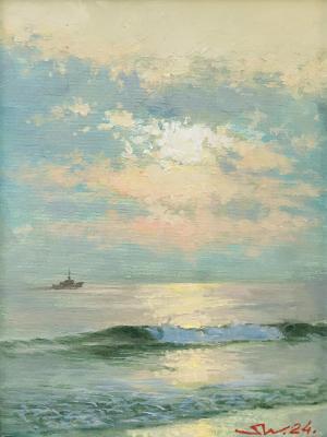 The wind got tired and calmed down