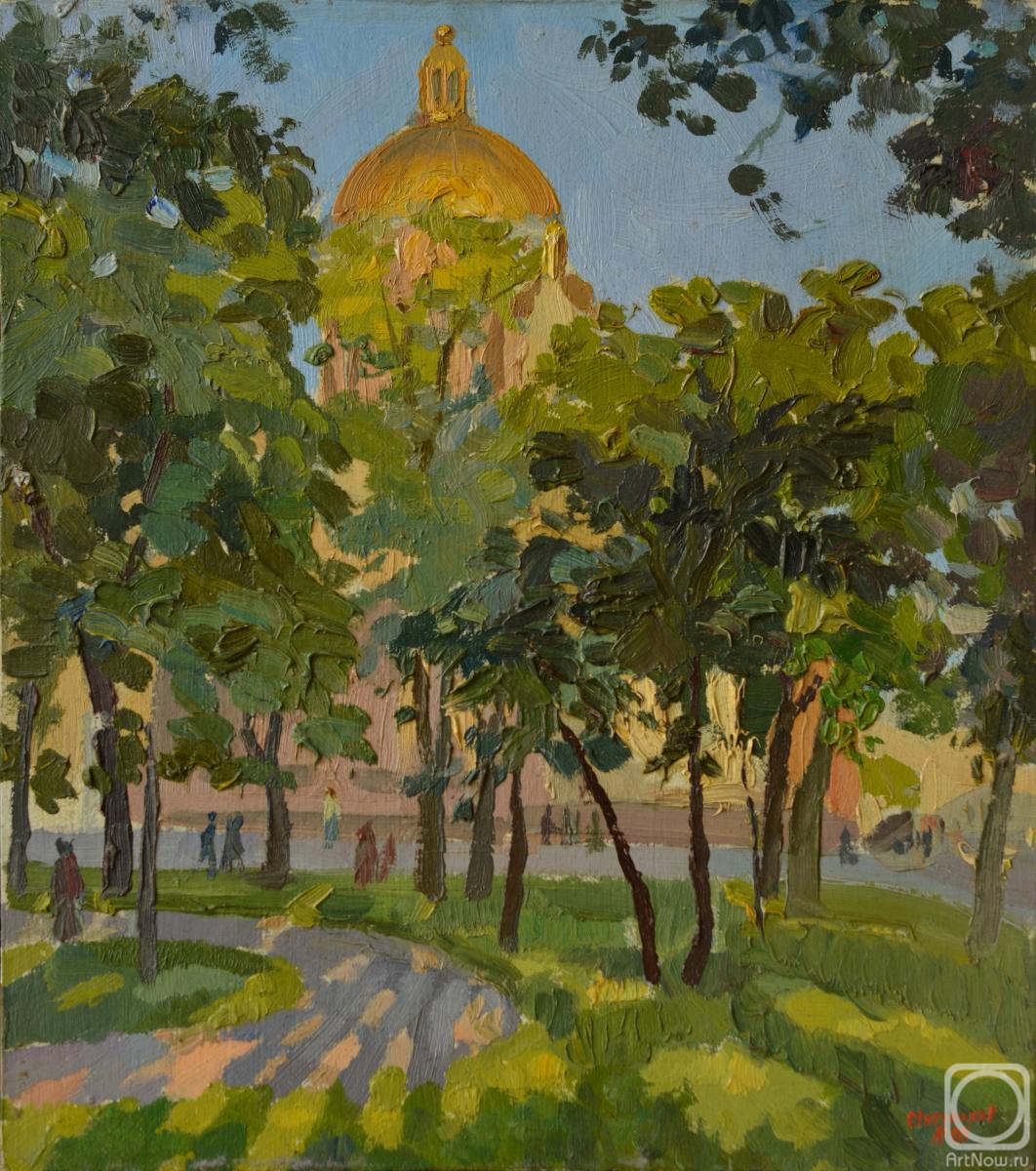 Svyatchenkov Anton. Summer Evening in the Alexander Garden (etude)