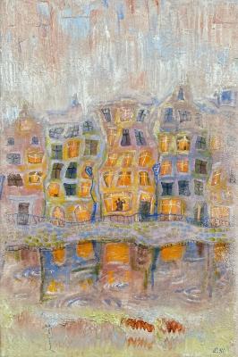 Seasons in Amsterdam (Amsterdam Painting). Sidor Elena