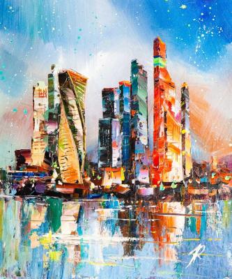 Moscow-City on a sunny day. Rodries Jose