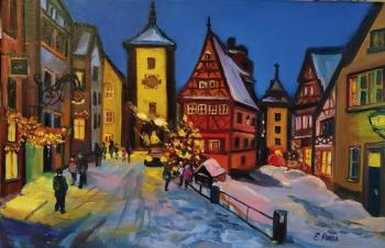 Rothenburg - the city of eternal Christmas. Ripa Elena