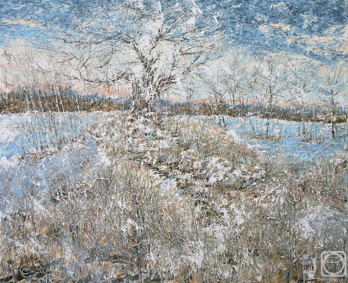 Smirnov Sergey. On the edge of a snowy field