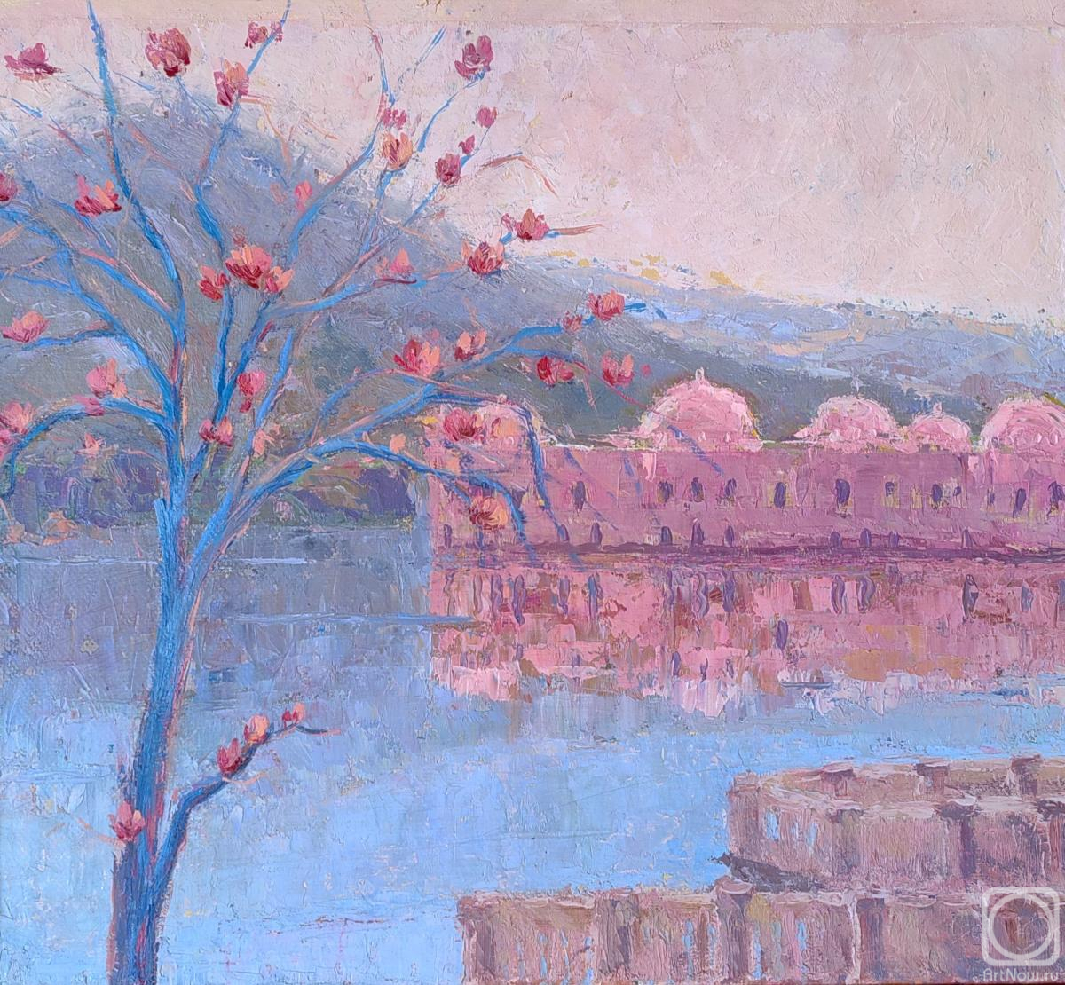 Charova Natali. At Man Sagar Lake