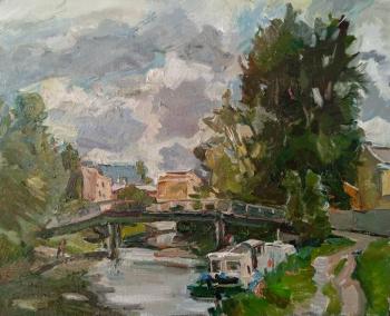 River Pryazhka embarkment. Kasyankova Nina