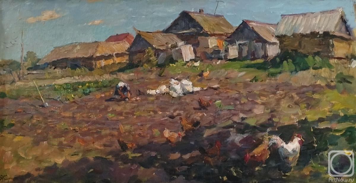 Krapivkin Vladislav. Etude. August in the village