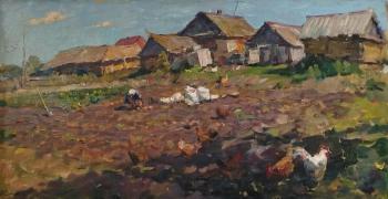 Etude. August in the village