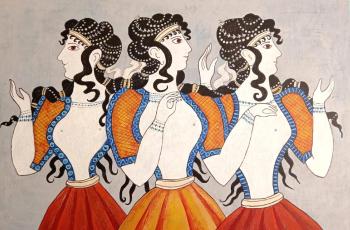Dancers (based on Minoan painting). Razina Elena