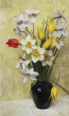 Daffodils and tulips