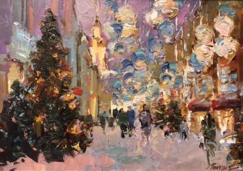 Christmas lights. Poluyan Yelena