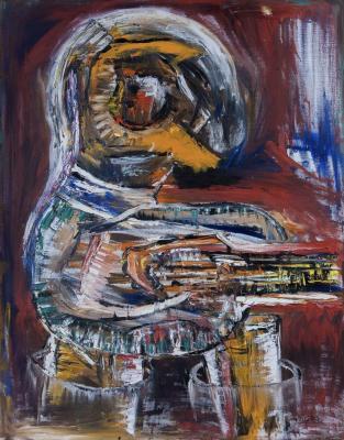 Musician 3. The guitarist (from the series "Musicians"). Ermilov Misha