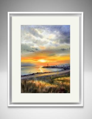 Lighthouse at sunset #6. Gorbacheva Evgeniya