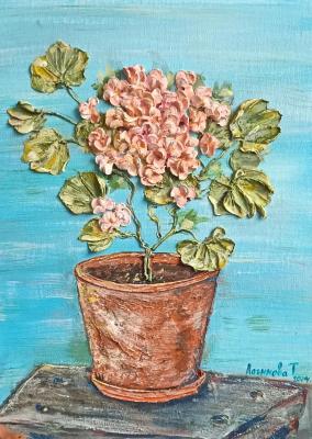 Summer geranium. Loginova Tatyana