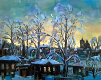 Two-horned moon. Knecht Aleksander