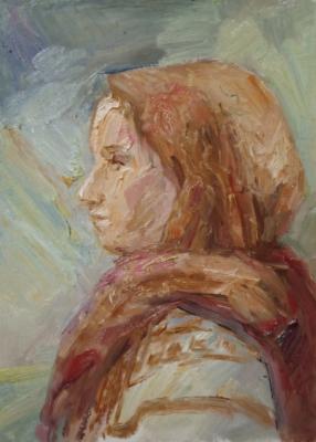 Крестьянка в платке. Новикова Марина