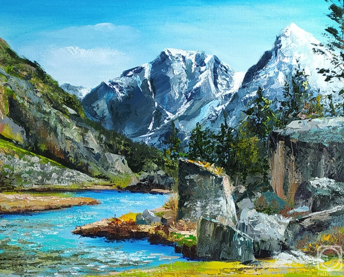 Fyodorova Anna. Morning in the mauntins