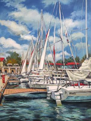 Summer day at the port