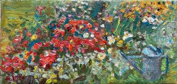 Flowers in the garden. Zhukova Juliya