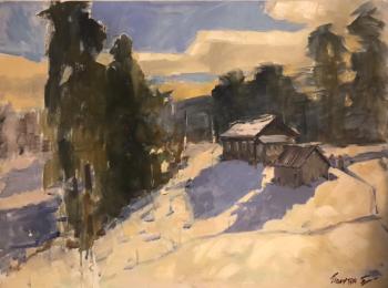 On the edge of winter. Poluyan Yelena