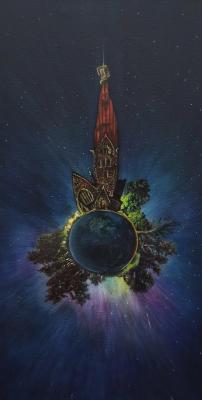 The Aurora borealis. Talanova Lyudmila