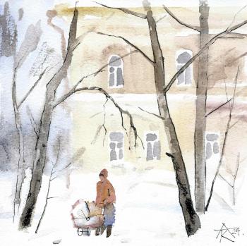 On a walk. Knecht Aleksander