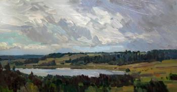 Картина «Озеро возле Изборска»