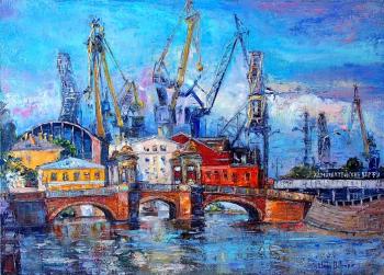 Admiralty Shipyards. Night Shift