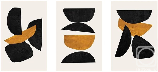 Patoka Konstantin. Minimalism in Slices (Triptych)