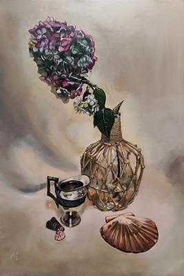 Still life with hydrangea. Zozoulia Maria