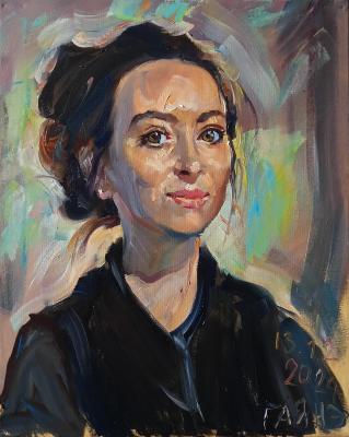 Portrait of a girl from life. Dobrovolskaya Gayane