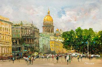 The Splendor of St. Petersburg. View of St. Isaac's Cathedral