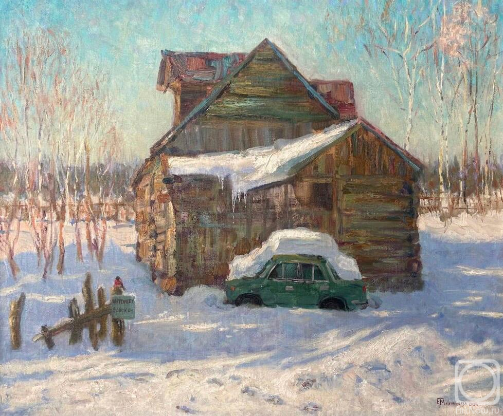 Malevannaya Ekaterina. A winter day in the village