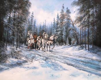 Three of horses. Korableva Elena