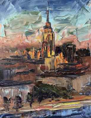 Moscow at night. Eremina Viktoriya