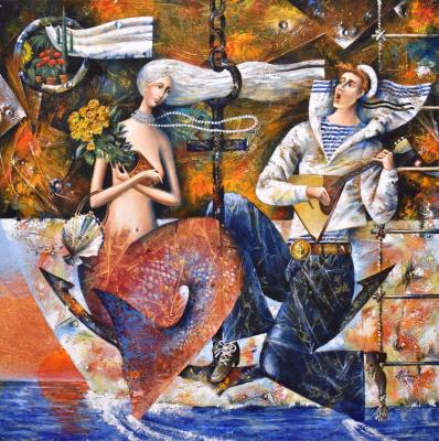 Tea rose is the emblem of love. Boris Andrey