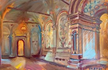 Pokrovsky Cathedral (St. Basil's Cathedral), interior (Impressionism). Dobrovolskaya Gayane