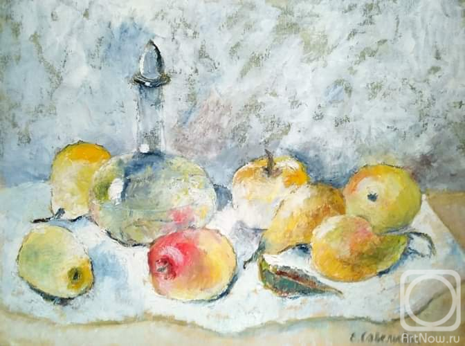 Savelyeva Elena. Fruit still life