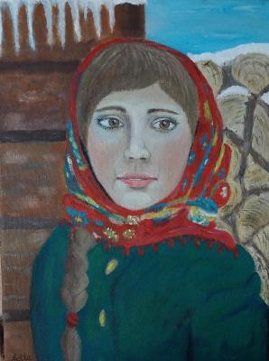 Russian winter. Andreev Ilya